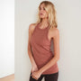 Technical Jersey Ribbed Cut Away Tank In Ember | James Perse Los Angeles