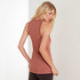 Technical Jersey Ribbed Cut Away Tank In Ember | James Perse Los Angeles