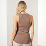 Rib Cut Away Tank - Malt | James Perse Los Angeles