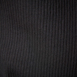 Clean Cut Away Ribbed Tank in True Black | James Perse Los Angeles