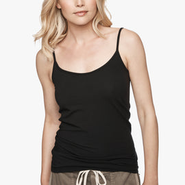 Vintage Lounge Cami In Black | James Perse Los Angeles