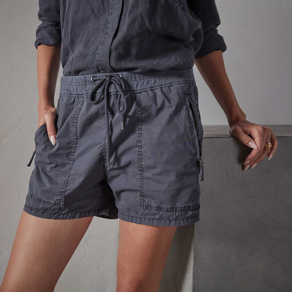 Zip Pocket Utility Short - Titan Pigment | James Perse Los Angeles