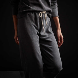 Thermal Knit Crop Sweatpant - North Pigment | James Perse Los Angeles