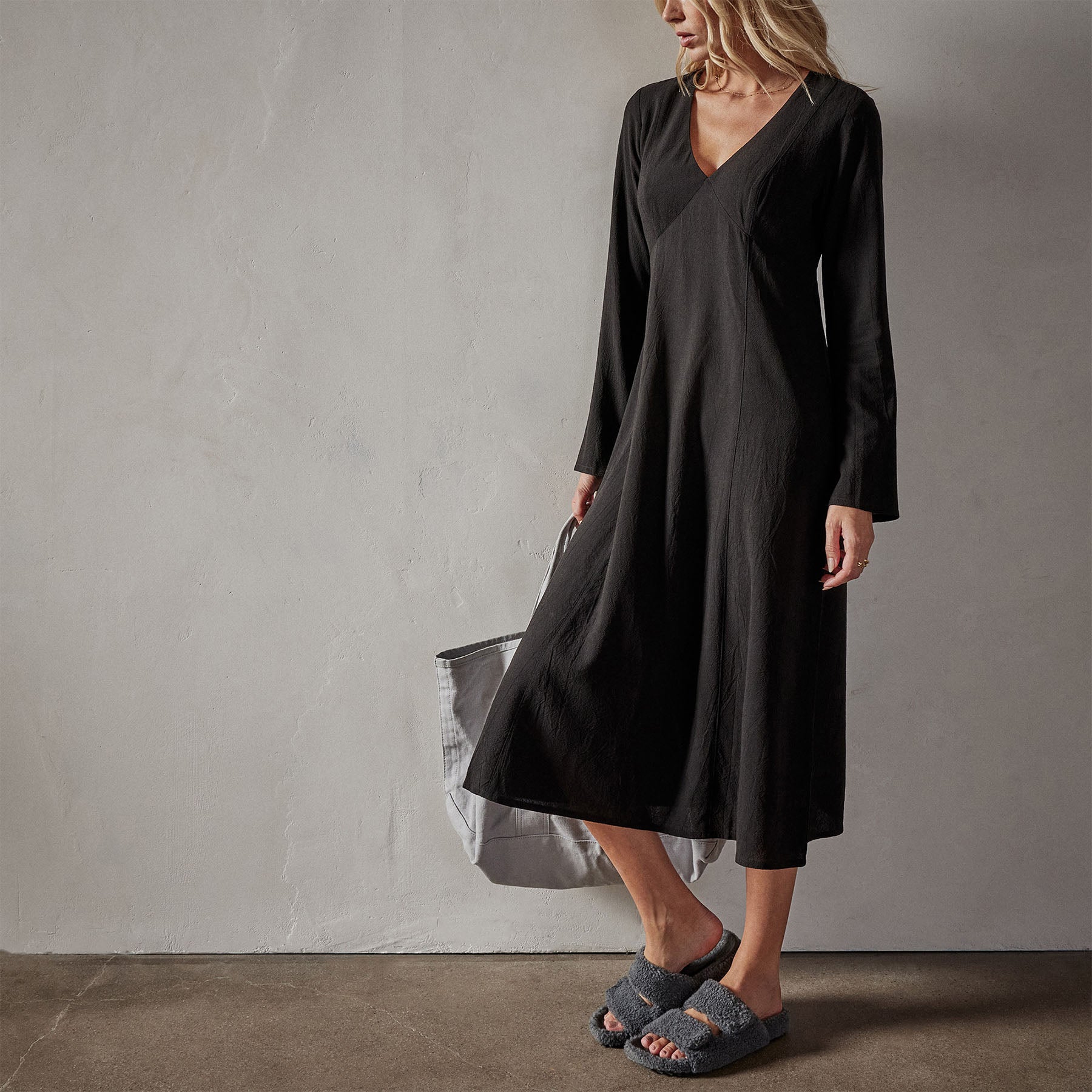 Viscose Linen Contour Dress