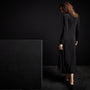 Open Seam Raglan Dress in Black | James Perse Los Angeles