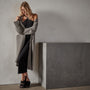 Cross Back Cocktail Dress in Black | James Perse Los Angeles