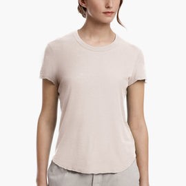 Grateful Dead Sheer Slub Crew Neck Tee in Petal | James Perse Los Angeles
