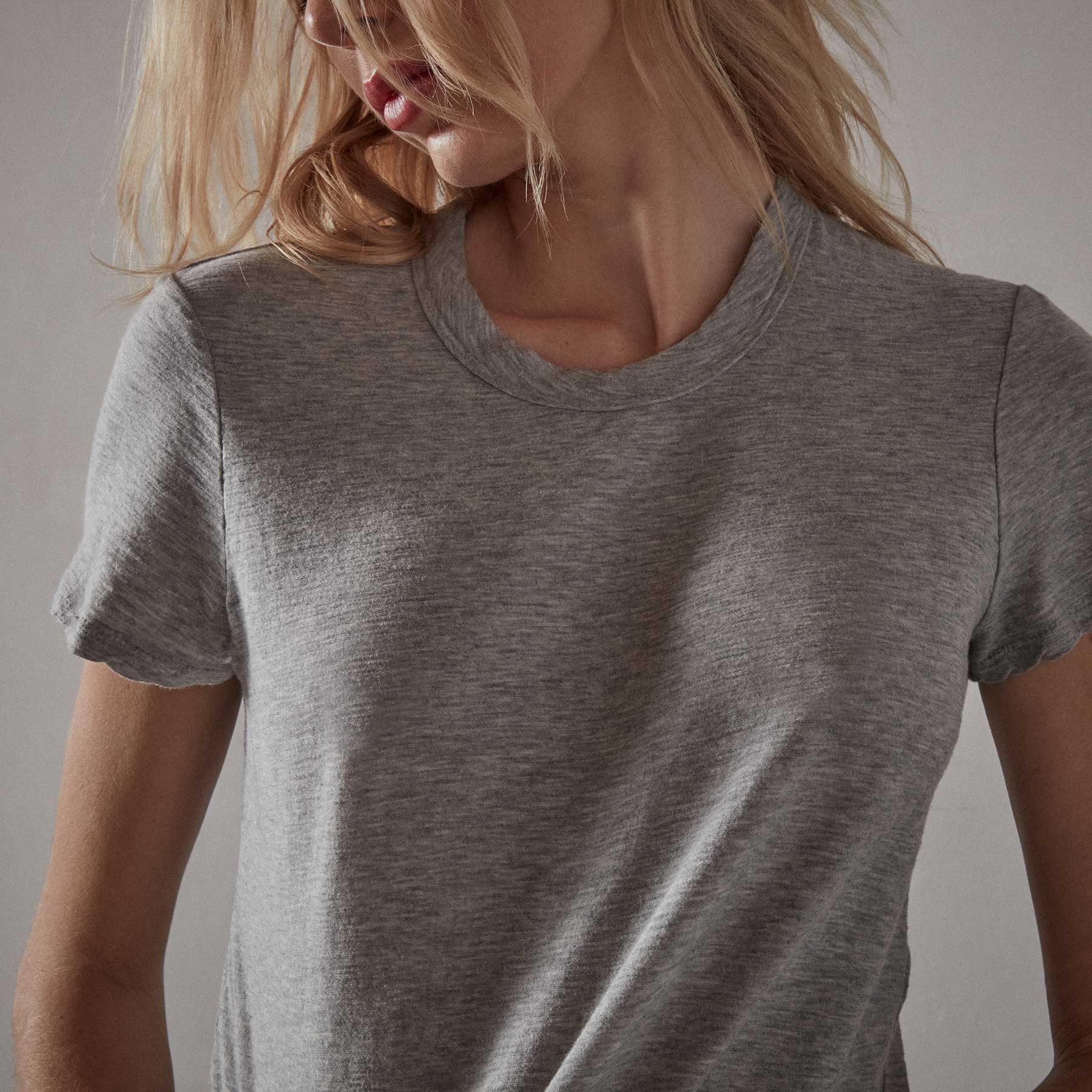 Sheer Slub Crew Neck Tee - Black | James Perse Los Angeles Sheer Slub Crew Neck Tee - Black | James Perse Los Angeles