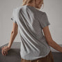 Sheer Slub Crew Neck Tee - Heather Grey | James Perse Los Angeles