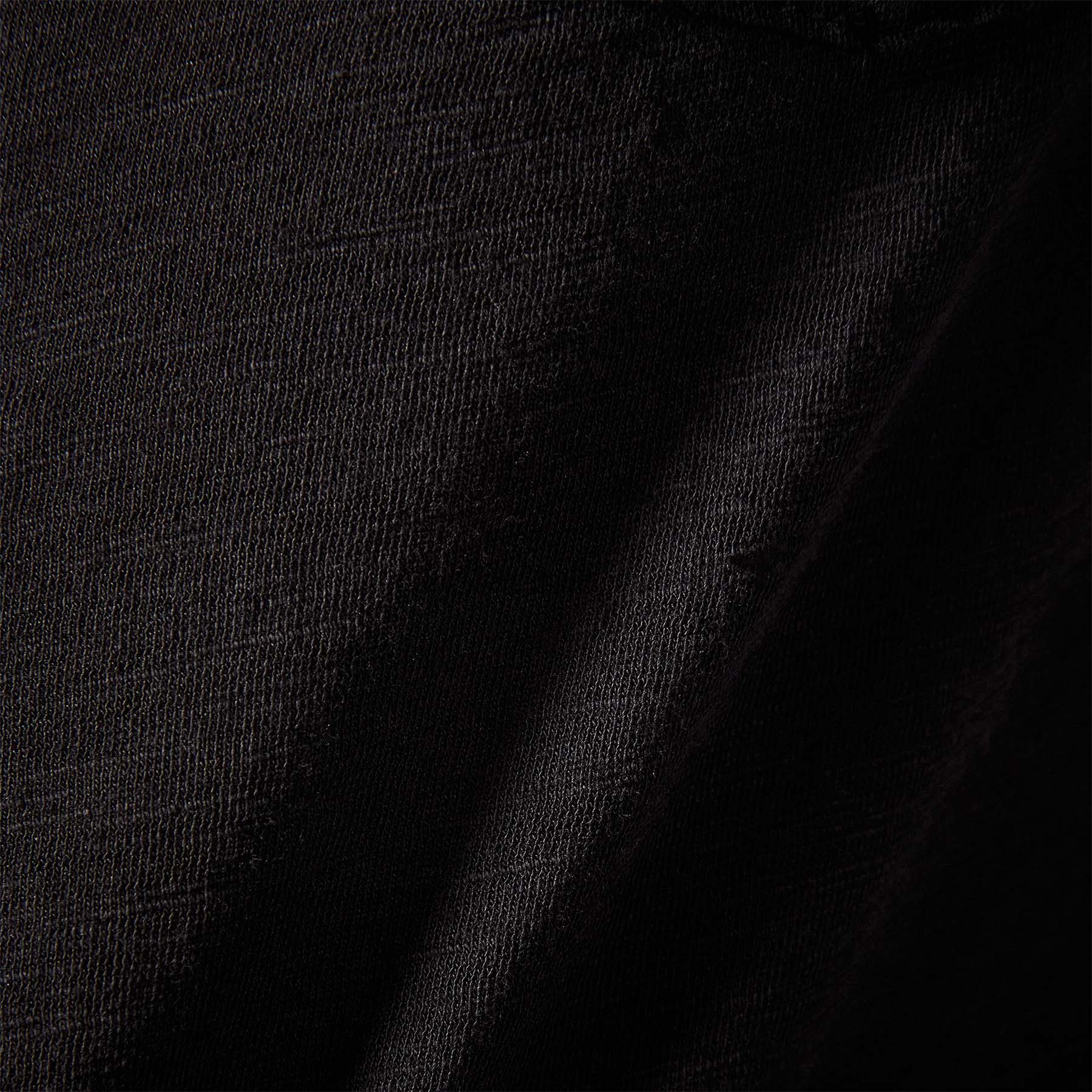 Sheer Slub Side Panel Shirt in Black | James Perse Los Angeles