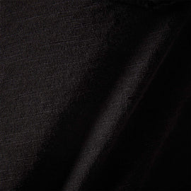 Sheer Slub Side Panel Shirt in Black | James Perse Los Angeles