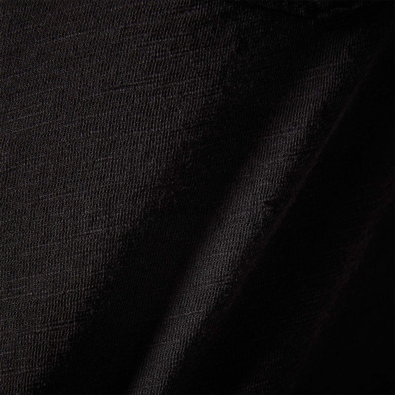 Sheer Slub Side Panel Shirt in Black | James Perse Los Angeles