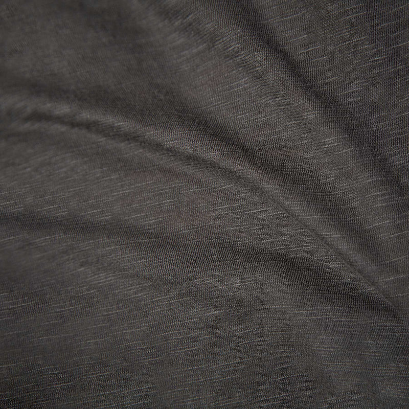 Sheer Slub Side Panel Shirt - Carbon | James Perse Los Angeles