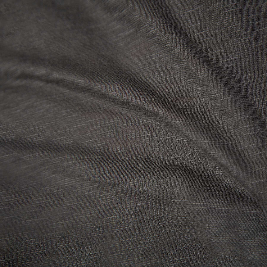 Sheer Slub Side Panel Shirt - Carbon | James Perse Los Angeles
