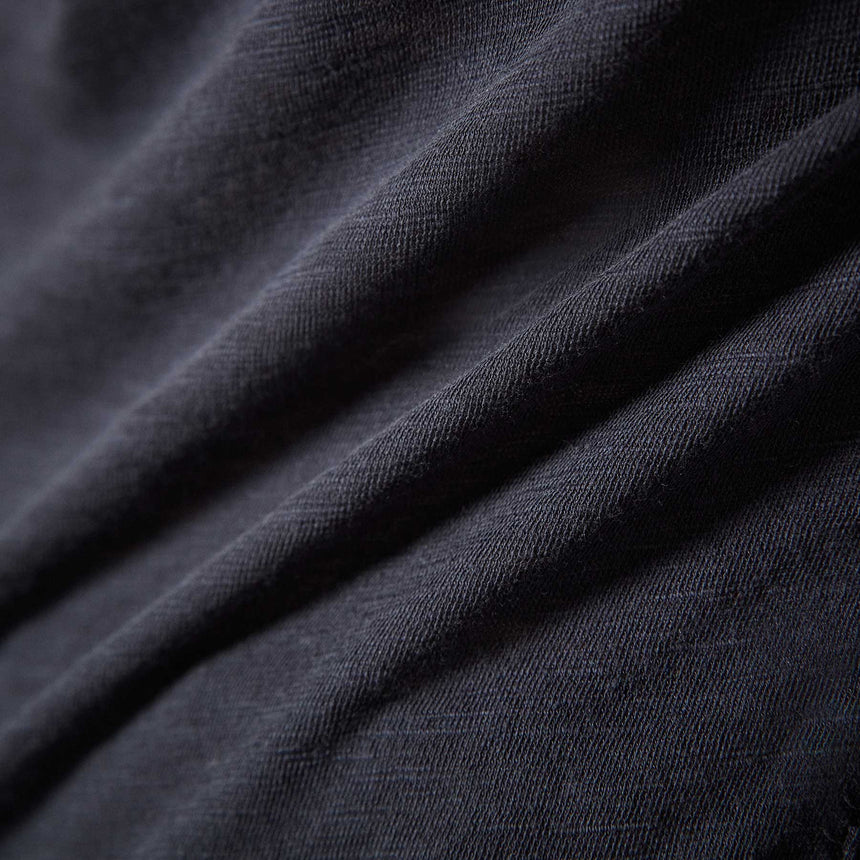 Sheer Slub Side Panel Shirt - Deep | James Perse Los Angeles