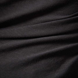 Sheer Slub Long Sleeve Crew - Black | James Perse Los Angeles