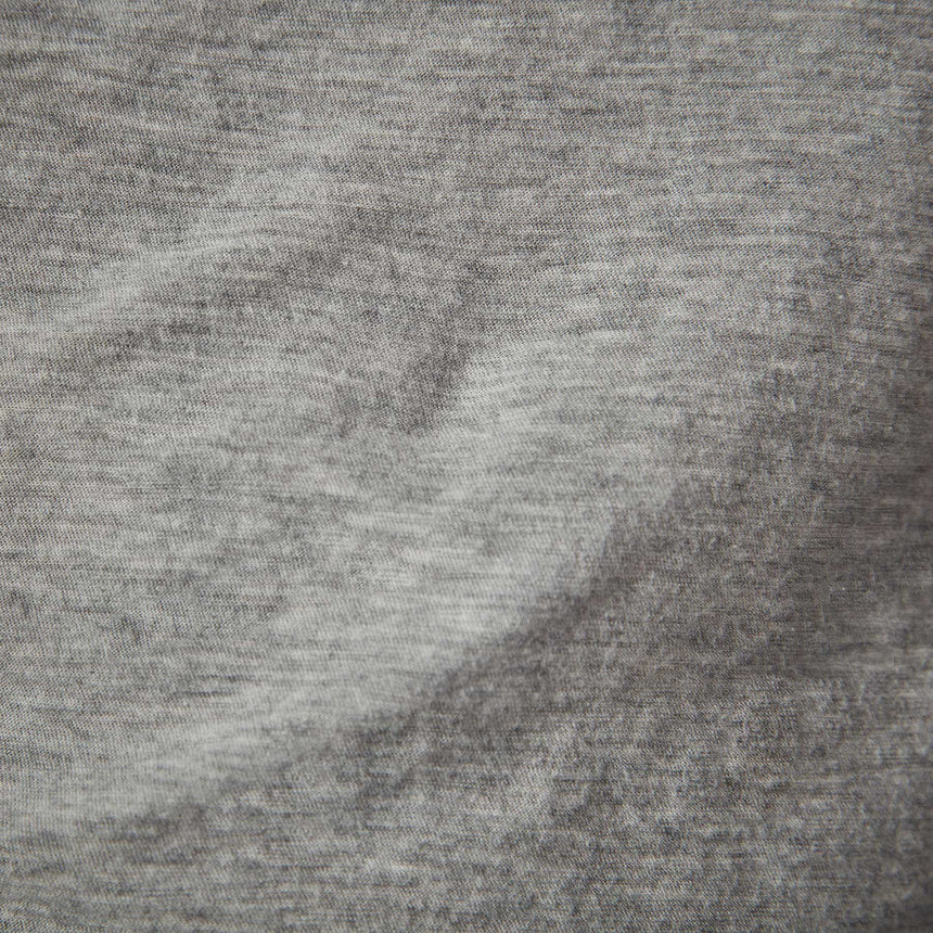 Sheer Slub Long Sleeve Crew Tee in Heather Grey | James Perse Los Angeles