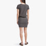 Stretch Jersey Blouson T Shirt Dress In Charcoal | James Perse Los Angeles