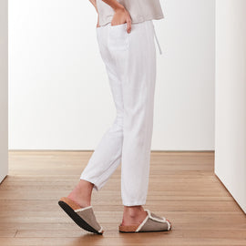 Vintage Fleece Sweatpant In White | James Perse Los Angeles