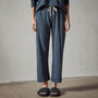 Vintage French Terry Cutoff Sweatpant in Blue Oil Pigment | James Perse Los Angeles