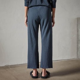 Vintage French Terry Cutoff Sweatpant in Blue Oil Pigment | James Perse Los Angeles