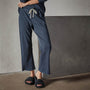 Vintage French Terry Cutoff Sweatpant in Blue Oil Pigment | James Perse Los Angeles