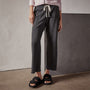 Vintage French Terry Cutoff Sweatpant in Carbon Pigment | James Perse Los Angeles