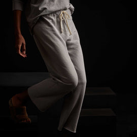 Vintage French Terry Cropped Sweatpant  In Fog Pigment | James Perse Los Angeles