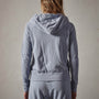 Vintage French Terry Zip Up Hoody in Aura Pigment | James Perse Los Angeles 
