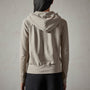 Vintage French Terry Zip Up Hoodie in String Pigment | James Perse Los Angeles