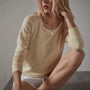 Vintage French Terry Sweatshirt - Gesso Pigment | James Perse Los Angeles