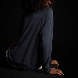 Vintage French Terry Relaxed Sweatshirt in Deep Pigment | James Perse Los Angeles