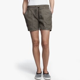 Cotton Linen Piquet Short - Platoon Pigment | James Perse Los Angeles