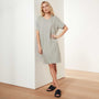 French Terry Dress - Heather Grey | James Perse Los Angeles