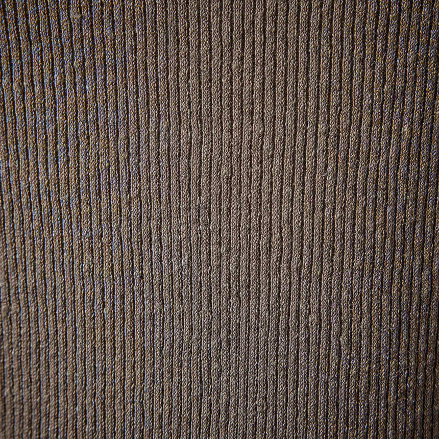 Split Front Knit Dress in River Rock | James Perse Los Angeles 