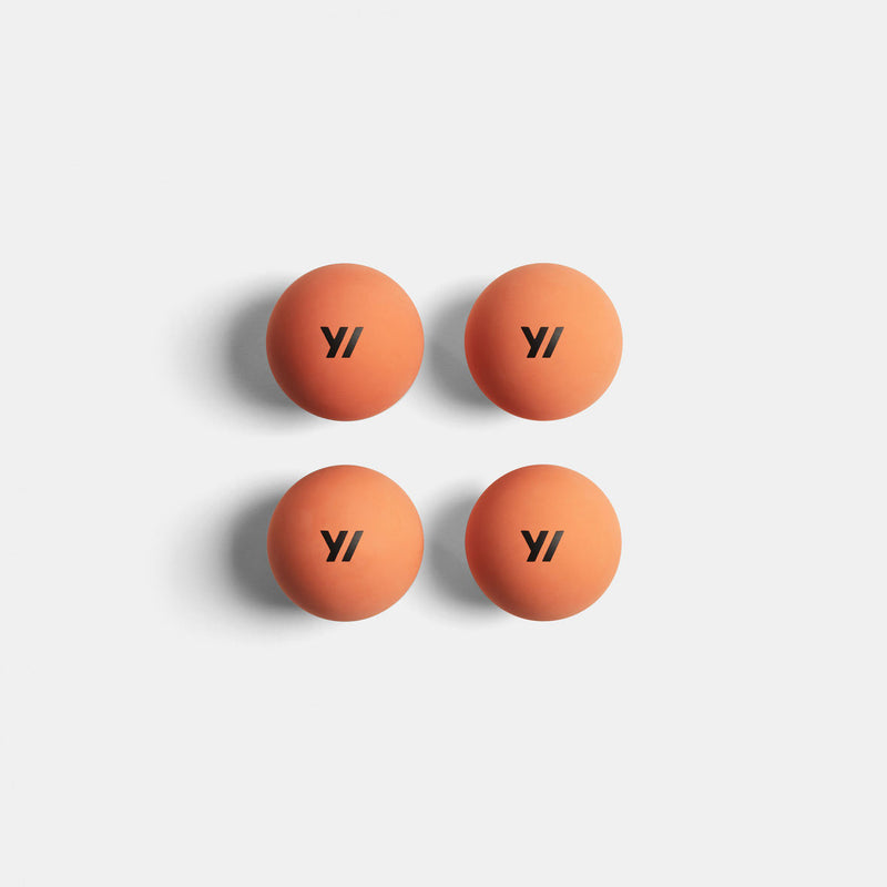 Set Of 4 Y/OSEMITE Paddle Balls In Orange | James Perse Los Angeles