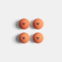 Set Of 4 Y/OSEMITE Paddle Balls In Orange | James Perse Los Angeles